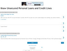 Tablet Screenshot of knowunsecuredloans.blogspot.com