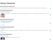 Tablet Screenshot of nancysnonsense-catlover.blogspot.com