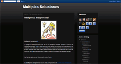 Desktop Screenshot of multiplessoluciones.blogspot.com