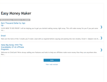 Tablet Screenshot of easymoneymakerx.blogspot.com
