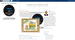 Desktop Screenshot of cardsbydonnaann.blogspot.com