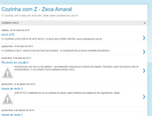 Tablet Screenshot of cozinhacomz.blogspot.com
