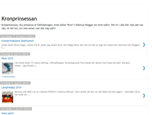 Tablet Screenshot of kronprinsessansblogg.blogspot.com