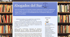 Desktop Screenshot of abogadosdelsur-gba.blogspot.com