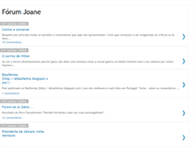 Tablet Screenshot of forumjoane.blogspot.com