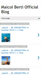 Mobile Screenshot of maicolbertiofficial.blogspot.com
