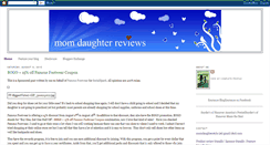 Desktop Screenshot of momdaughterreviews.blogspot.com