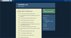 Desktop Screenshot of mywikibiz-com.blogspot.com