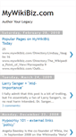 Mobile Screenshot of mywikibiz-com.blogspot.com