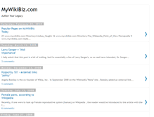 Tablet Screenshot of mywikibiz-com.blogspot.com