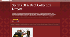 Desktop Screenshot of debtcollectionlawyer.blogspot.com