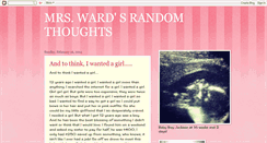 Desktop Screenshot of mrswardsthoughts.blogspot.com