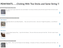 Tablet Screenshot of pennyknits.blogspot.com