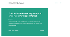 Desktop Screenshot of muhammad-zainullah.blogspot.com