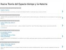 Tablet Screenshot of espacio-tiempoymateria.blogspot.com