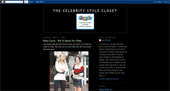 Desktop Screenshot of celebritystylecloset.blogspot.com