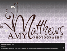 Tablet Screenshot of amymatthewsphotography.blogspot.com