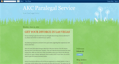 Desktop Screenshot of akcparalegal.blogspot.com