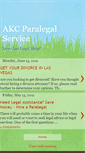 Mobile Screenshot of akcparalegal.blogspot.com