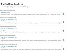 Tablet Screenshot of biddingacademy.blogspot.com