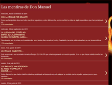 Tablet Screenshot of lasmentirasdedonmanuel.blogspot.com