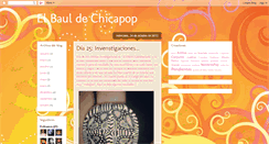 Desktop Screenshot of elbauldechicapop.blogspot.com