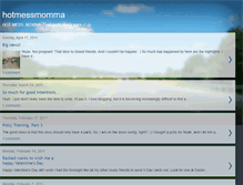 Tablet Screenshot of hotmessmomma.blogspot.com