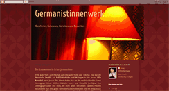 Desktop Screenshot of germanistinnenwerk.blogspot.com