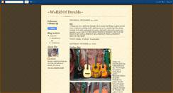 Desktop Screenshot of d-world-of-dreams.blogspot.com