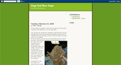 Desktop Screenshot of dogwriter.blogspot.com