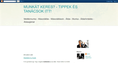Desktop Screenshot of mellekallasokinfo.blogspot.com