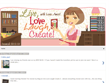 Tablet Screenshot of live-love-laugh-create.blogspot.com