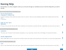 Tablet Screenshot of nurseshelp.blogspot.com