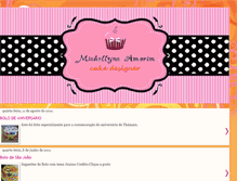 Tablet Screenshot of michellyneamorimcakedesigner.blogspot.com