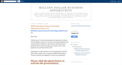 Desktop Screenshot of milliondollarbusinesspenang.blogspot.com