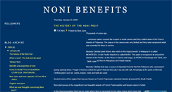 Desktop Screenshot of nonibenefit.blogspot.com