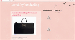 Desktop Screenshot of lux-darling-loved.blogspot.com