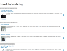 Tablet Screenshot of lux-darling-loved.blogspot.com