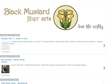 Tablet Screenshot of blackmustard.blogspot.com