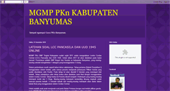 Desktop Screenshot of mgmp-pkn-bms.blogspot.com