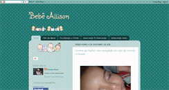 Desktop Screenshot of bebeallison.blogspot.com