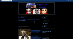 Desktop Screenshot of masksofglory.blogspot.com