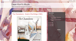 Desktop Screenshot of deankorrlmusic.blogspot.com