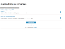 Tablet Screenshot of mundodeonepiecemangas.blogspot.com