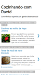 Mobile Screenshot of cozinhandocomdavid.blogspot.com