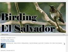 Tablet Screenshot of birding-elsalvador.blogspot.com