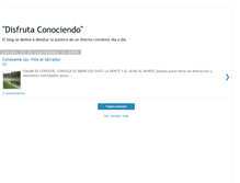 Tablet Screenshot of disfruta-conociendo.blogspot.com