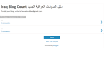 Tablet Screenshot of iraqblogcountexp.blogspot.com