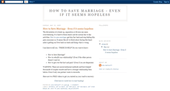 Desktop Screenshot of how-tosavemarriage.blogspot.com