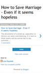 Mobile Screenshot of how-tosavemarriage.blogspot.com